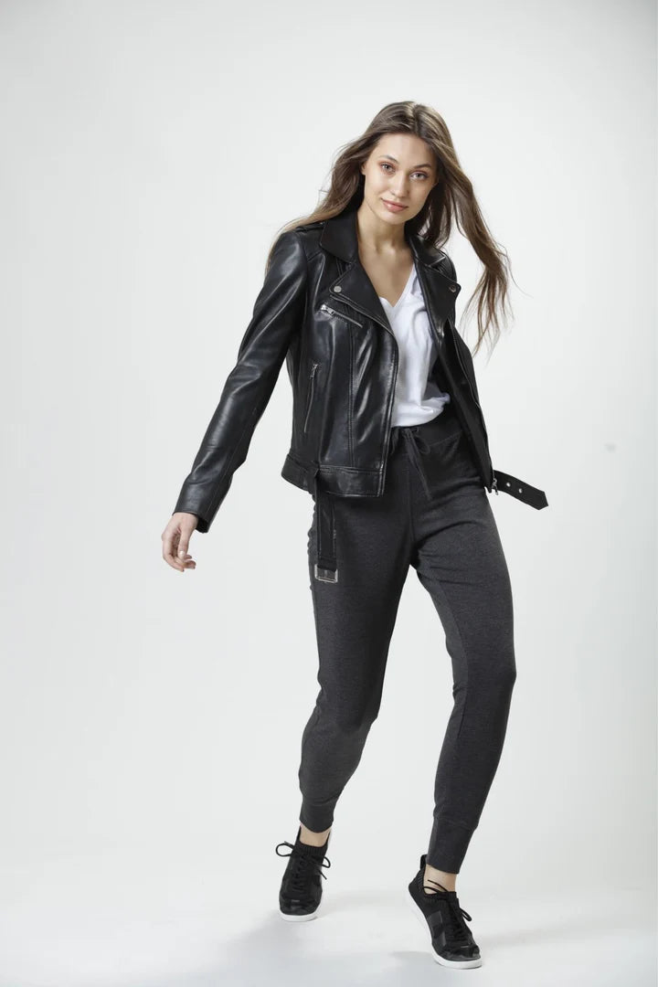 JULIETTE Classic Lambskin Biker Jacket