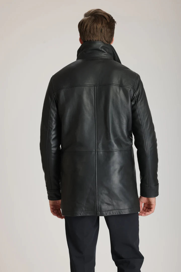 SANDER Premium Lamb Leather Utility Jacket