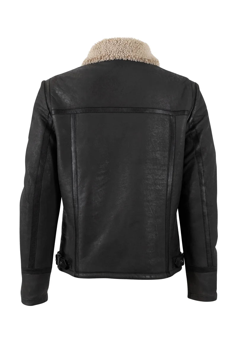 LEATHER JACKET – Anthracite