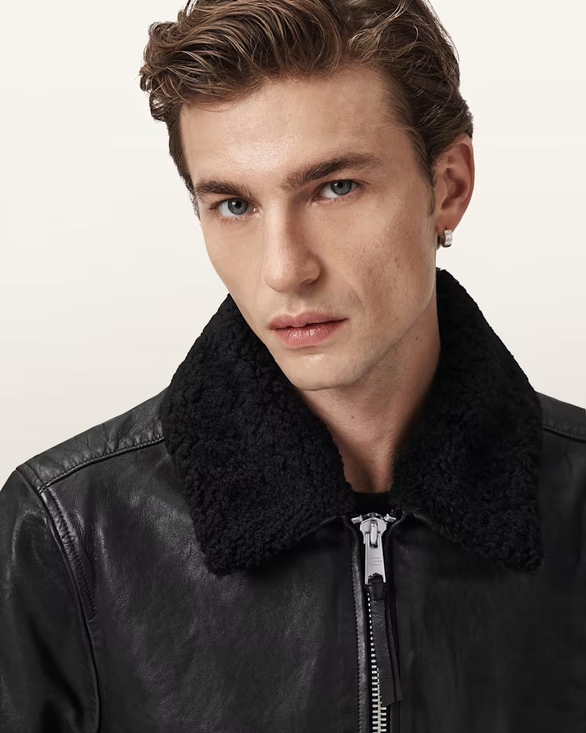 Vaucluse Modern Aviator Leather Jacket