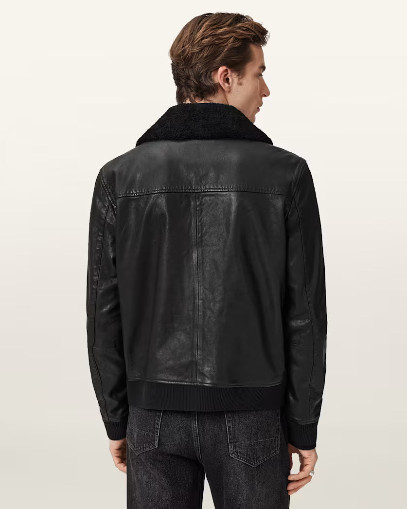 Vaucluse Modern Aviator Leather Jacket