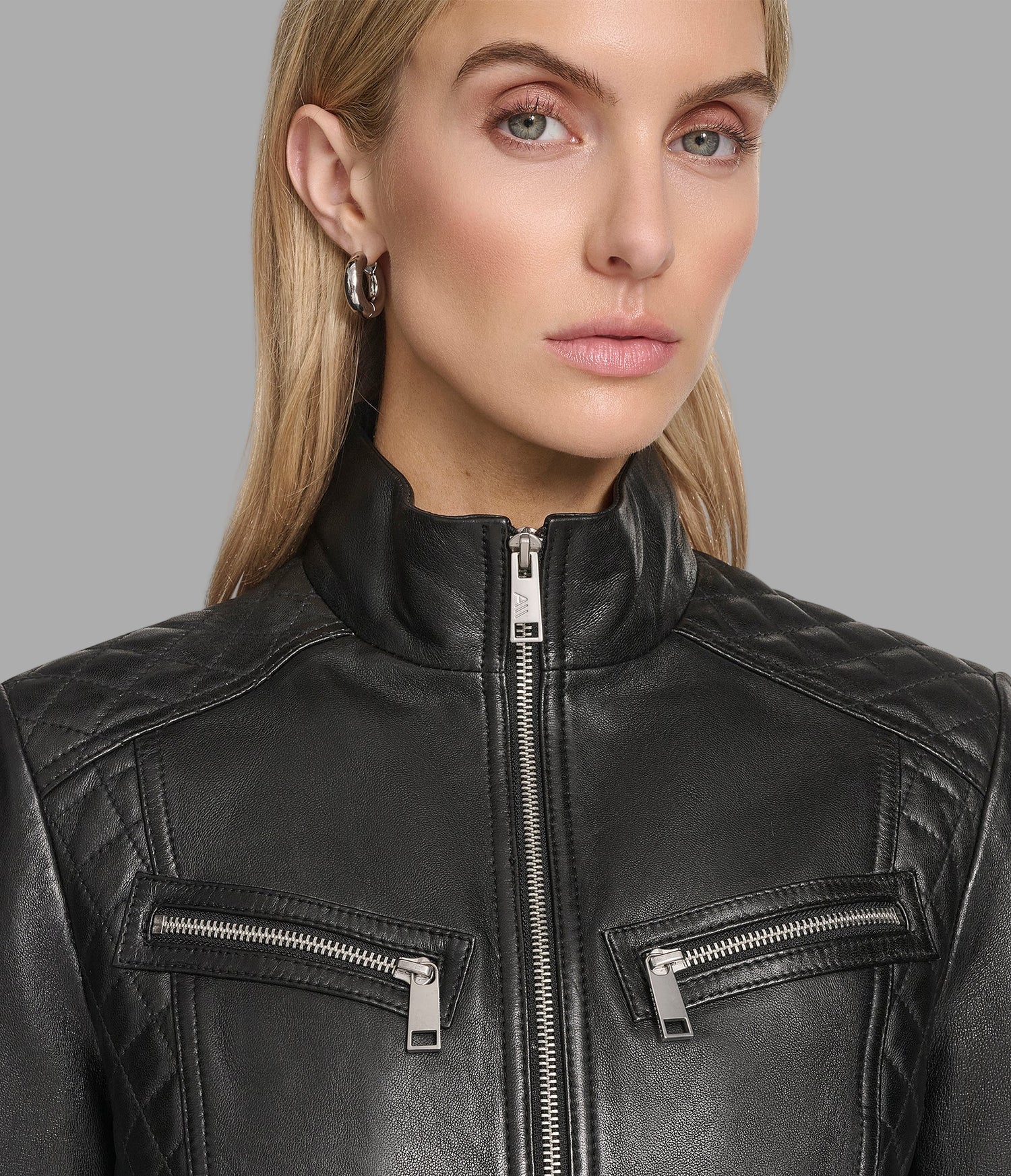 MIKEL – Leather Racer Jacket