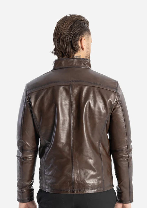 LEXANDRE – Classic Lambskin Leather Jacket