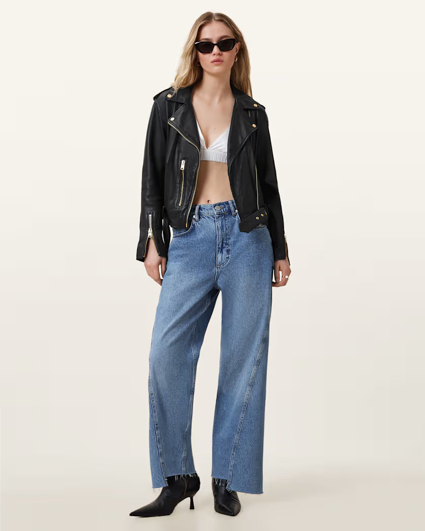 Balfern Classic Leather Biker Jacket