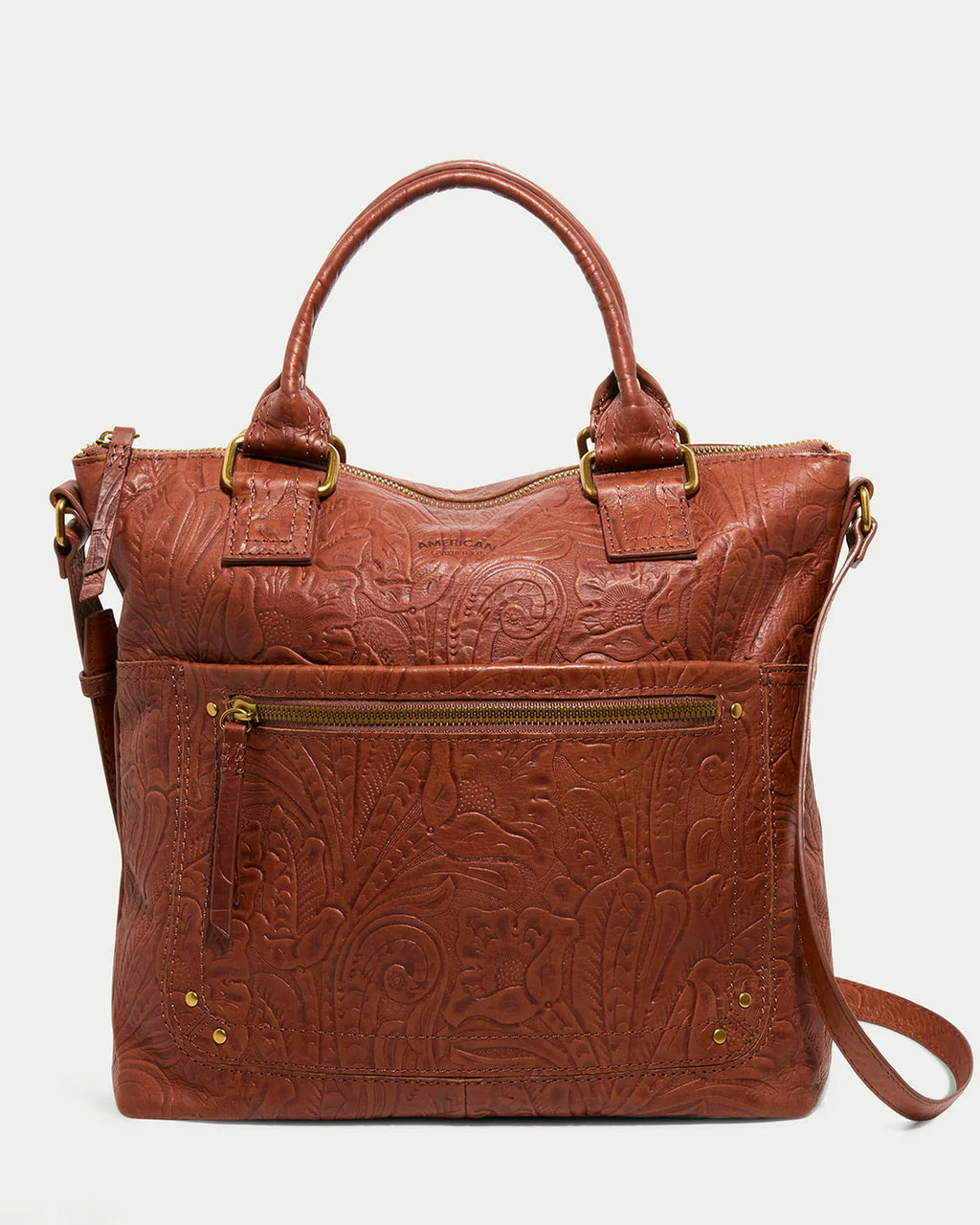 Jamestown Leather Tote Bag – Genuine Soft Leather, Spacious & Versatile